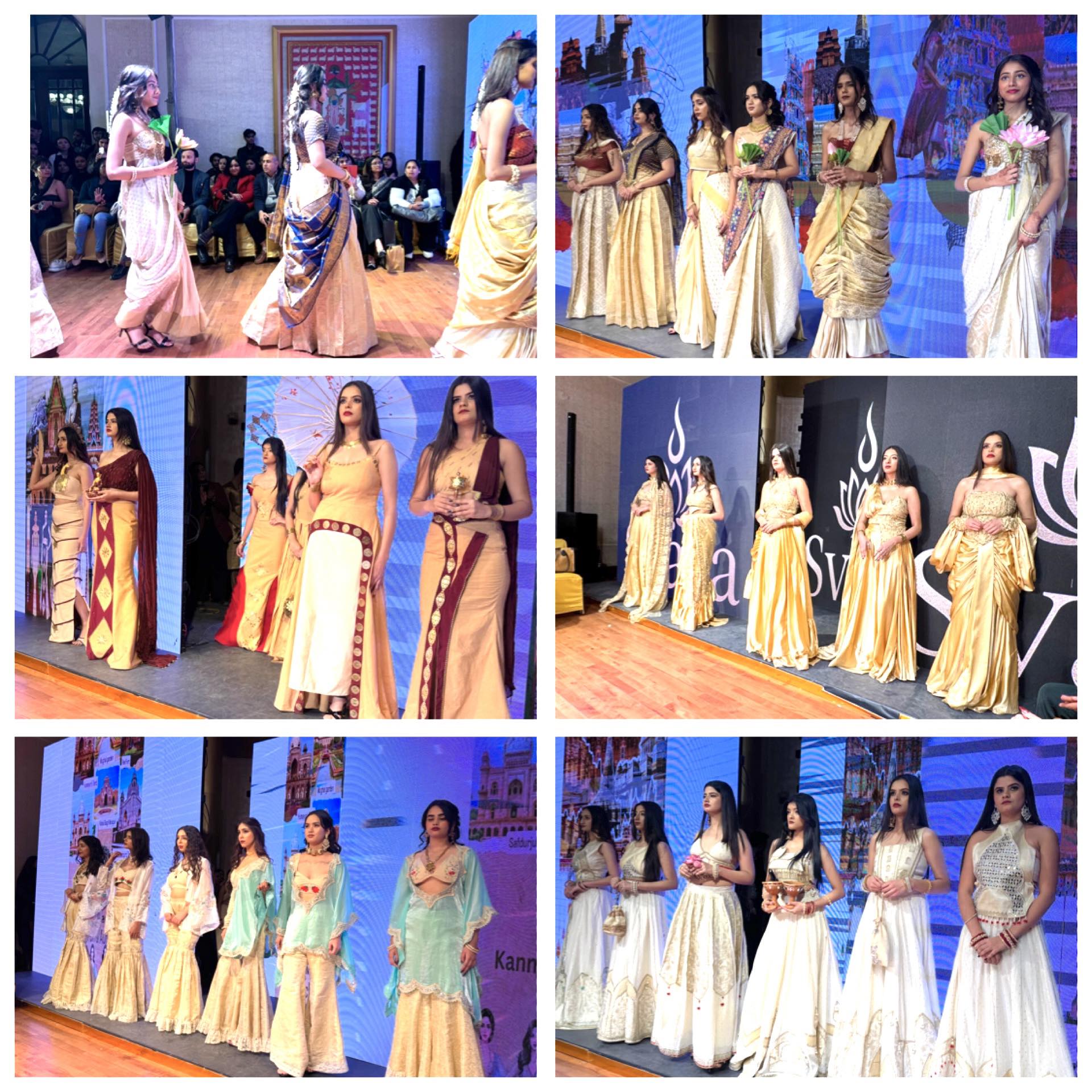 AAFT School of Fashion and Design Presents Spectacular New Year Collection on International Day of Cultural Relations at Bikaner House