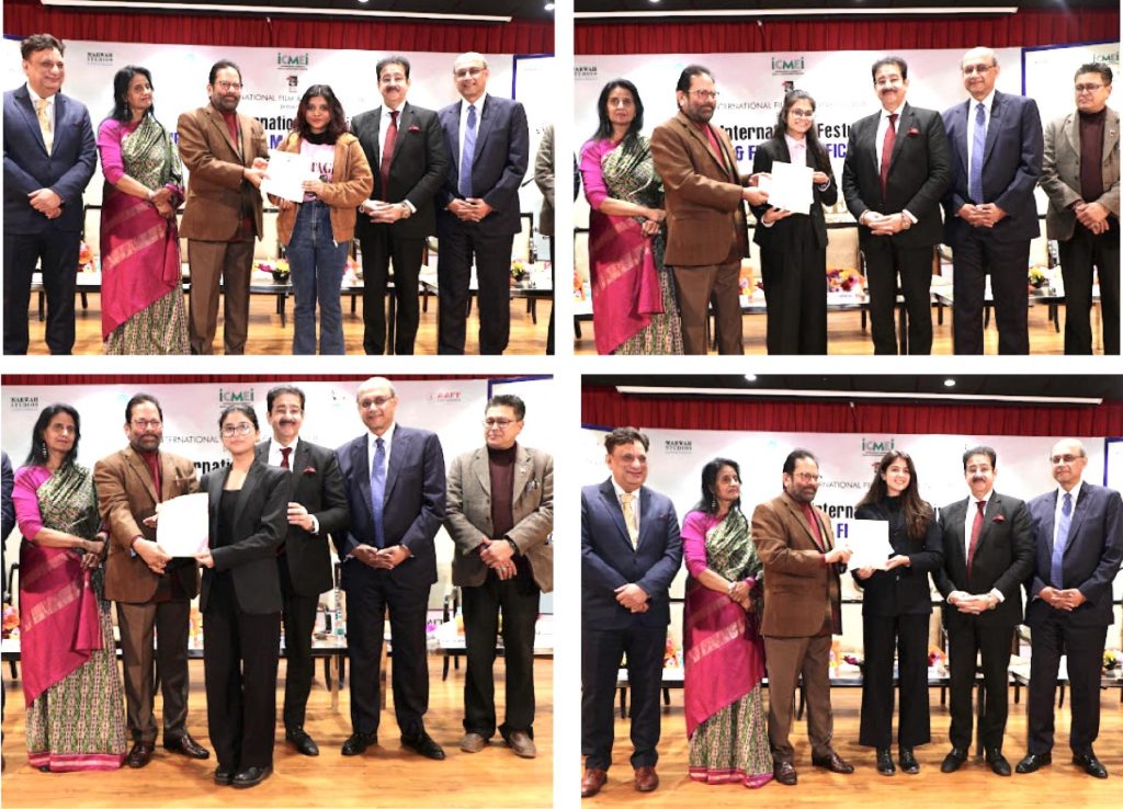 Awards Ceremony of the 18th International Festival of Cellphone Cinema Held at Marwah Studios