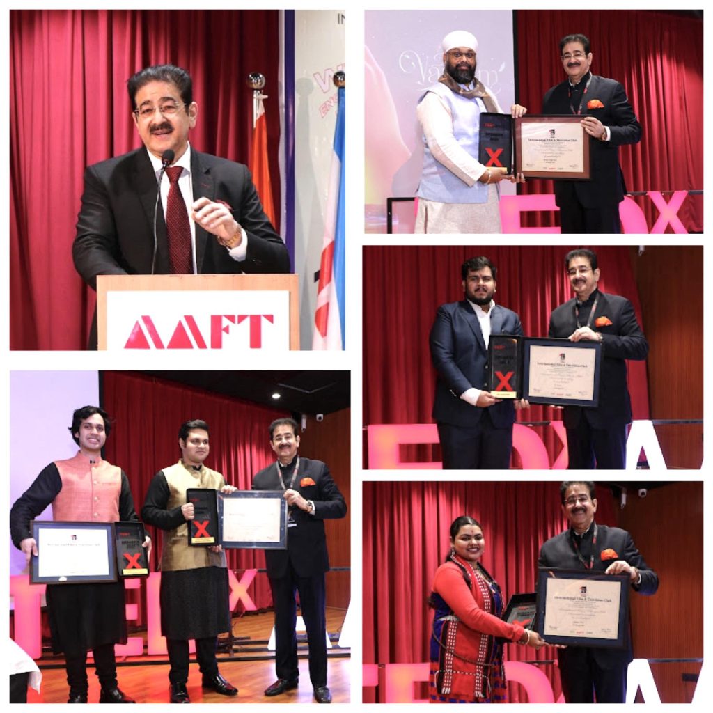 TEDxAAFT Grand Show Enthralls Audience at Marwah Studios
