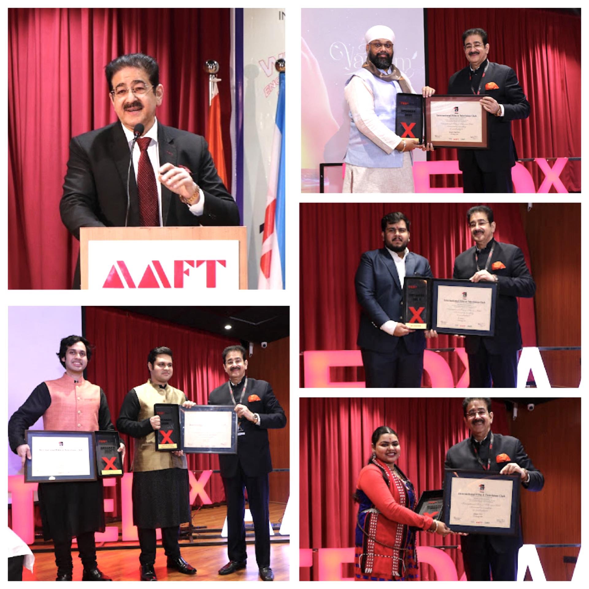 TEDxAAFT Grand Show Enthralls Audience at Marwah Studios