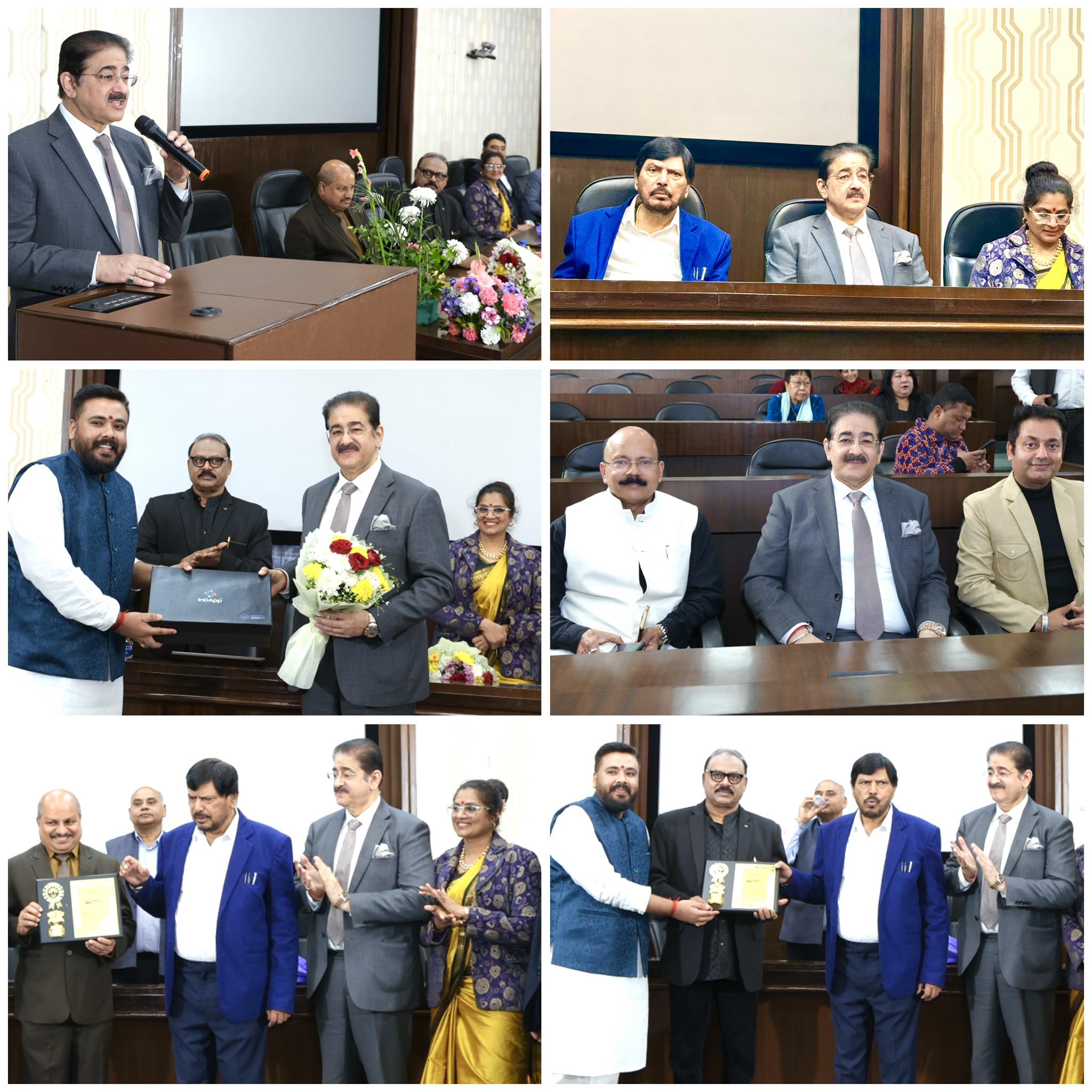 Dr Sandeep Marwah Graces Oath-Taking Ceremony of NIRDC Council Members at New Maharashtra Sadan