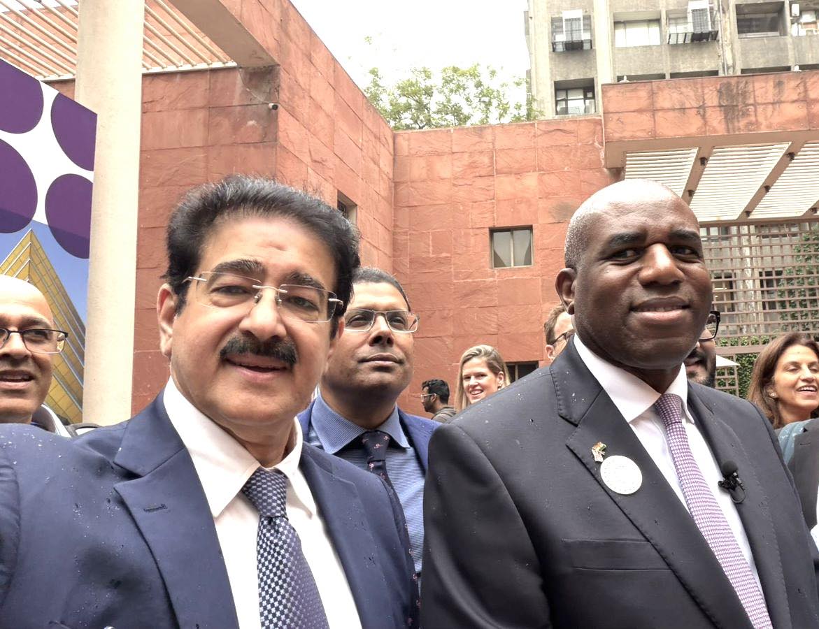 Dr. Sandeep Marwah Meets UK Deputy Prime Minister at AI Impact Summit to Strengthen Indo-UK Creative and Educational Ties