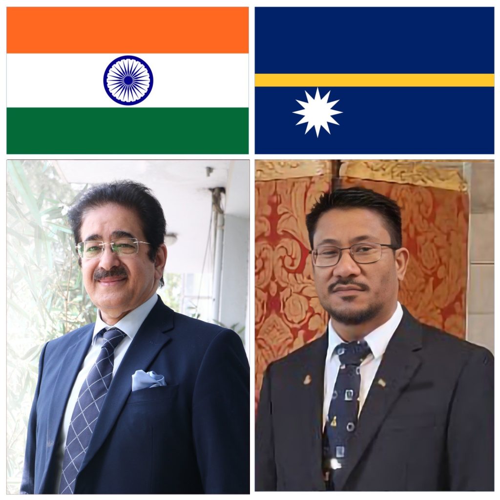 Dr. Sandeep Marwah Extends Congratulations to Nauru on Independence Day