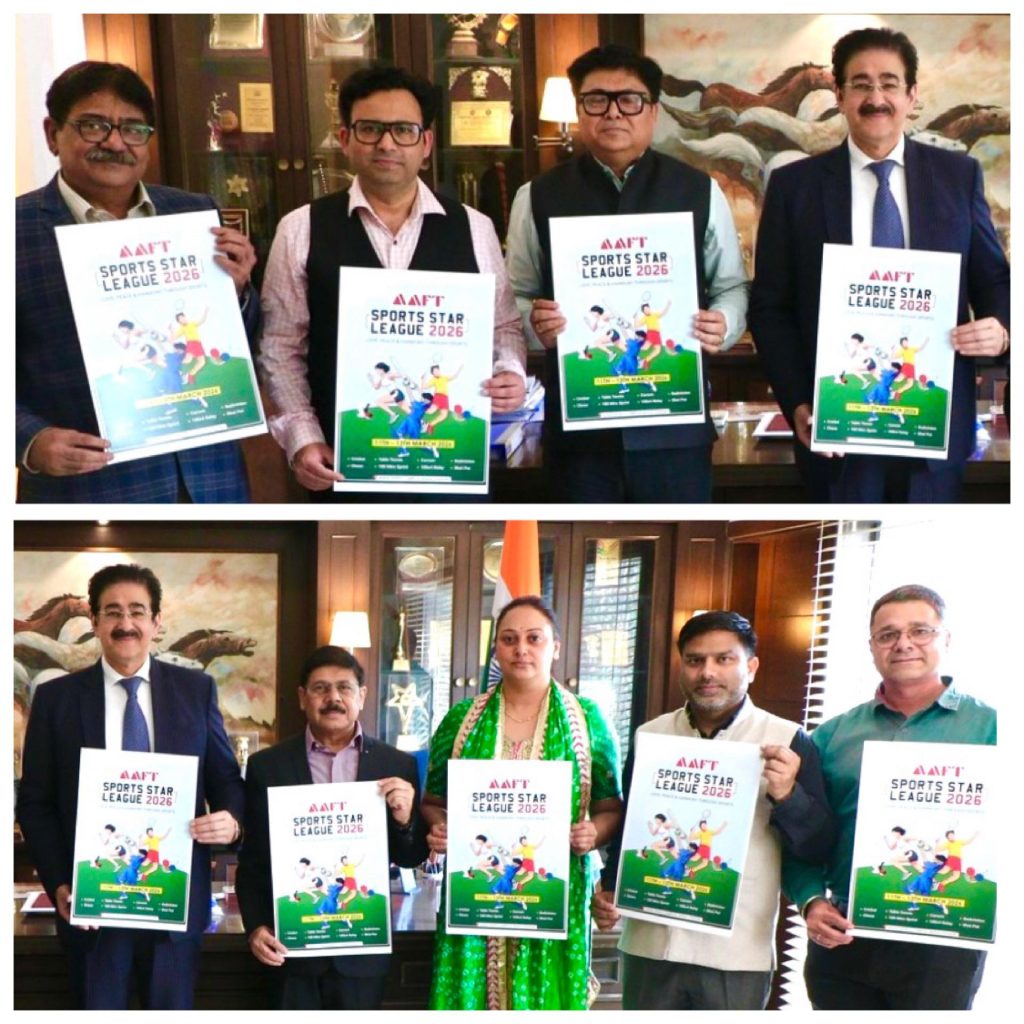 AAFT Sports Star League 2026 Poster Launched at Marwah Studios