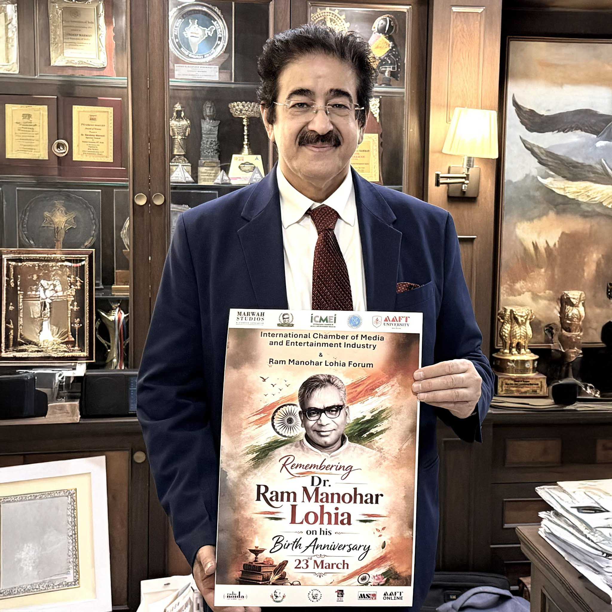 ICMEI Pays Tribute to Dr. Ram Manohar Lohia on His Birth Anniversary