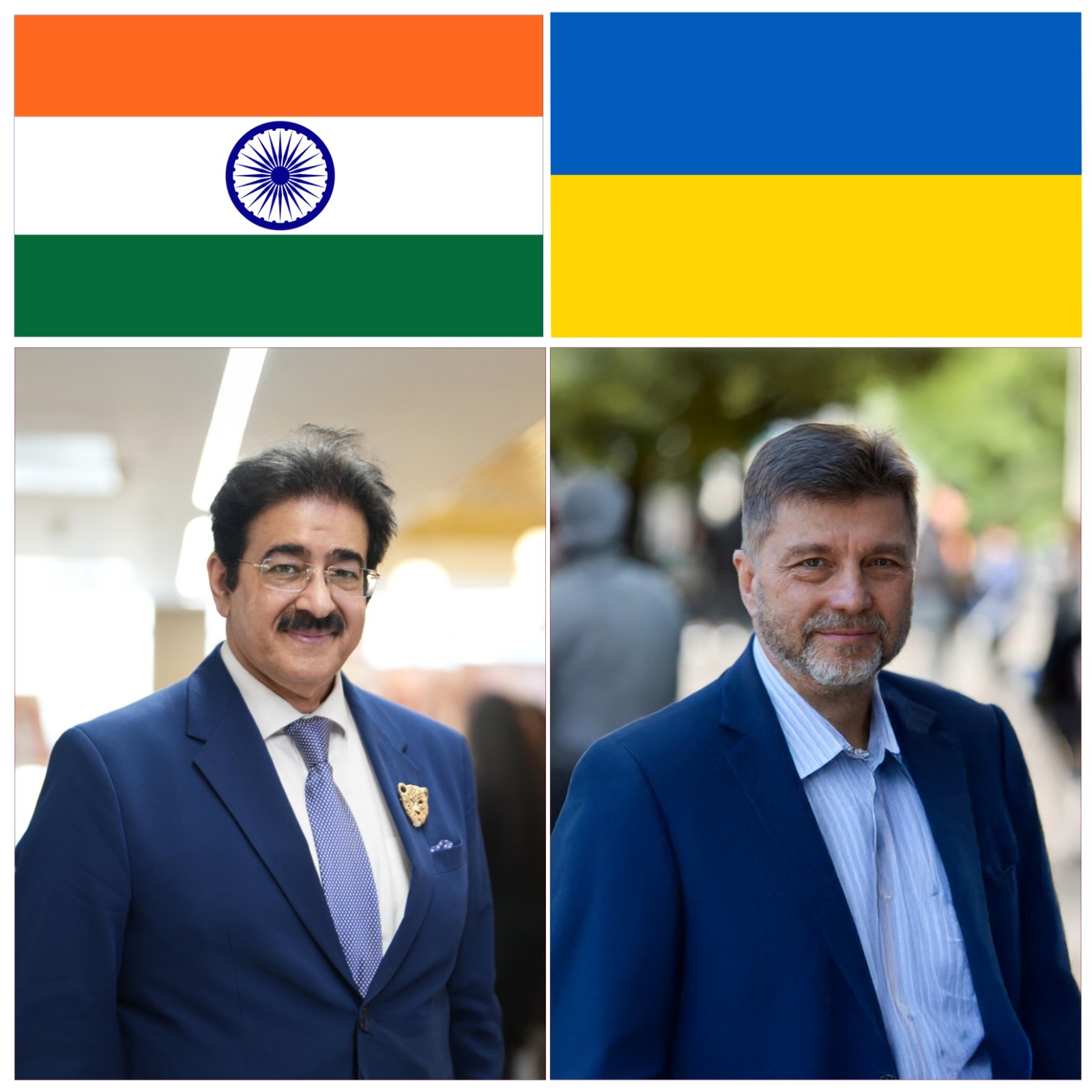 Dr. Sandeep Marwah Extends Heartiest Congratulations to Ukraine on the Day of Unity