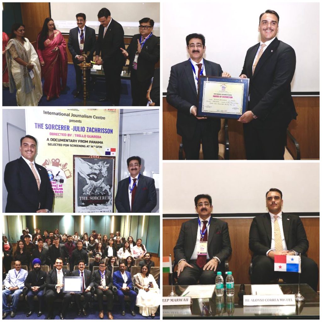 Powerful Documentary from Panama “The Sorcerer – Julio Zachrisson” Inaugurated at 14th Global Festival of Journalism & AVGC Noida 2026