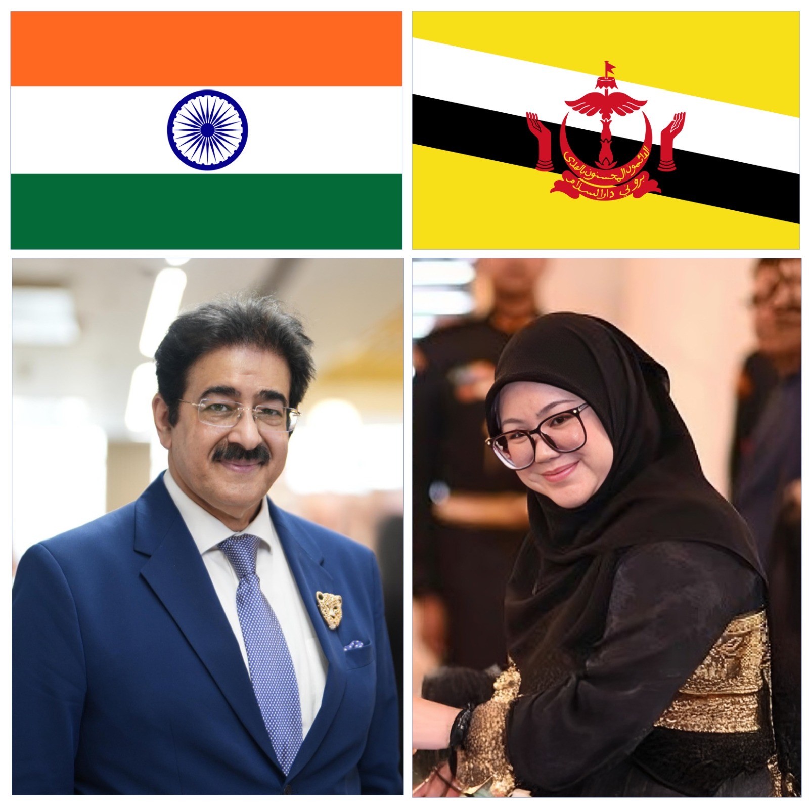 Dr. Sandeep Marwah Extends Congratulations to Brunei on National Day