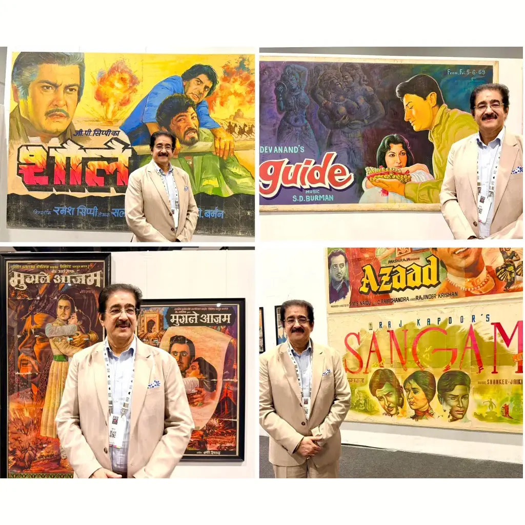Sandeep Marwah Visits Poster Exhibition at International Film Festival of Delhi
