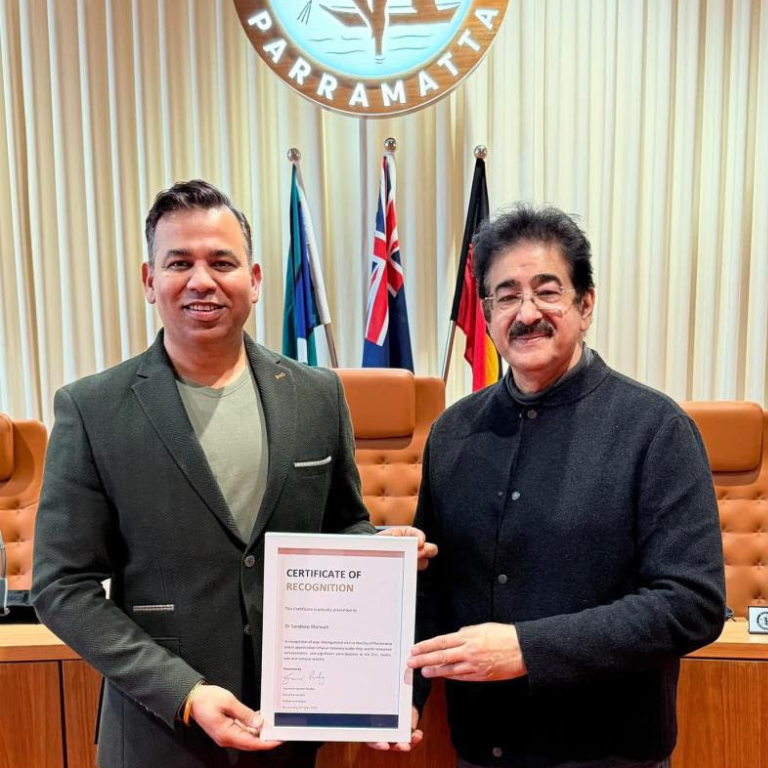 Australia Recognises Sandeep Marwah’s Extraordinary Contribution to Art, Culture, Education and Humanity