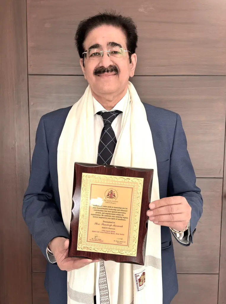 Dr. Sandeep Marwah Honoured by NISTI; Nominated as Patron of Prestigious Textile Body