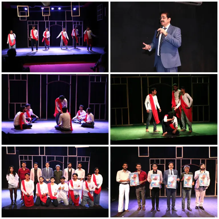 AAFT School of Drama and Acting Presents Powerful Stage Play “Kitne Chehre” at Marwah Studios