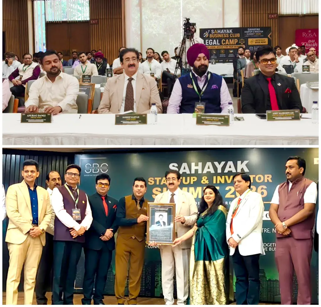 Dr. Sandeep Marwah Inaugurates Sahayak Startup & Investor Summit at India International Centre