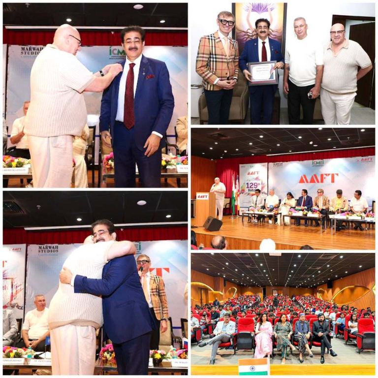 Dr. Sandeep Marwah Honoured with Prestigious Art & Culture Award by Peacemaker World Alliance, Russia