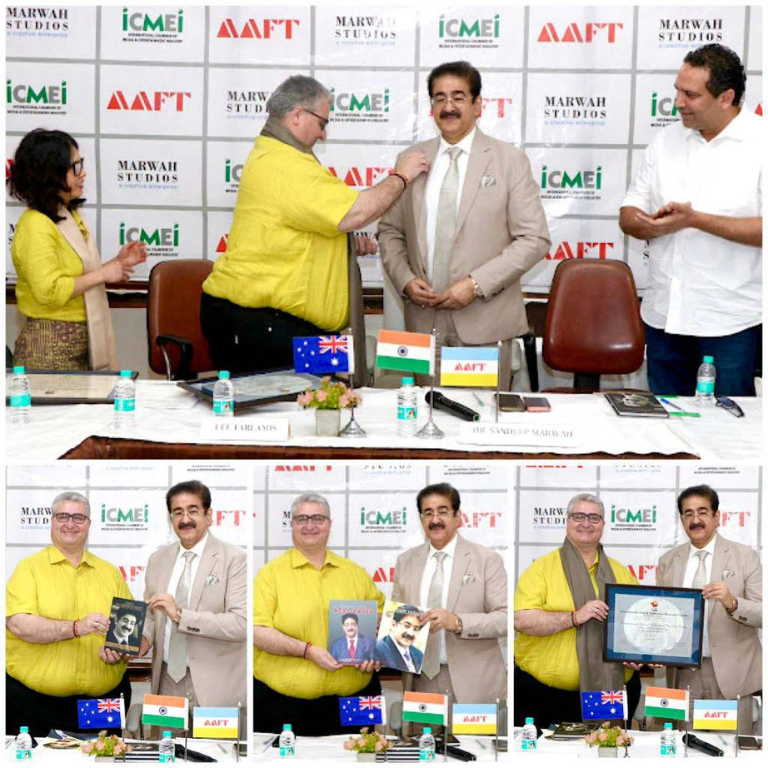 Sandeep Marwah Nominated Chair of Indo Australia Film and Cultural Forum by Australian Parliamentarian