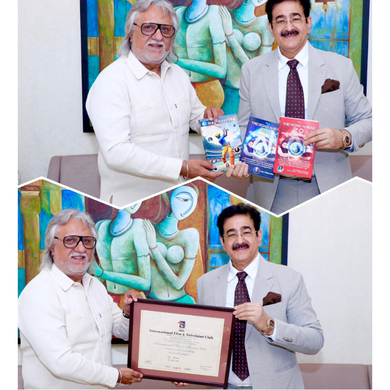 Yogi Kochhar Conferred Life Membership of International Film and Television Club at AAFT
