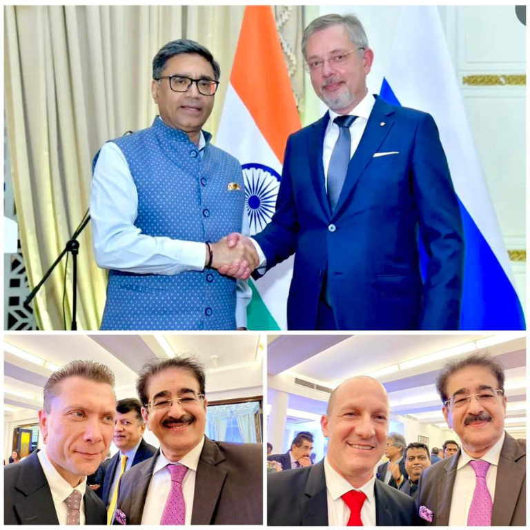 Dr. Sandeep Marwah Attends Russian National Day Reception at Russian Embassy in New Delhi