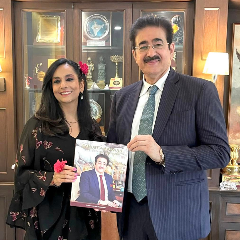 Renowned Laughter Yoga Master Piya Uppal from Canada Visits Marwah Studios