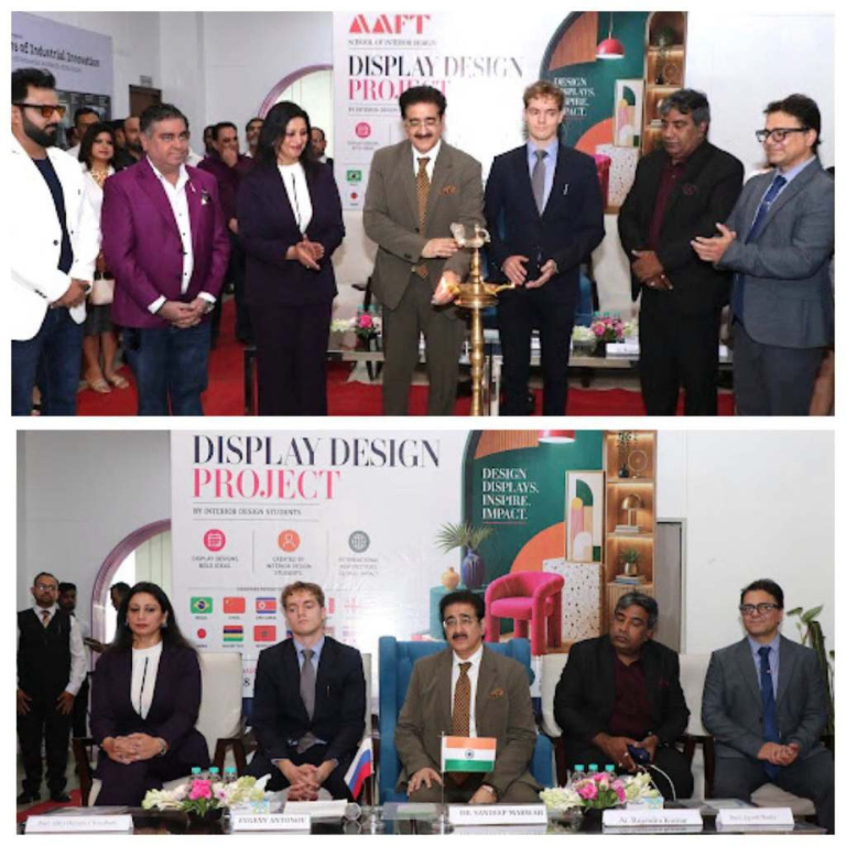 International Interior Design Exhibition by AAFT Students Inaugurated at Marwah Studios