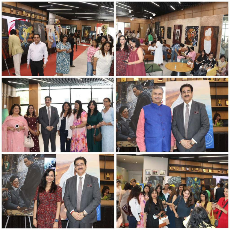 Exhibition of Paintings by AAFT School of Fine Arts Students Inaugurated During 128th AAFT Festival of Short Digital Films