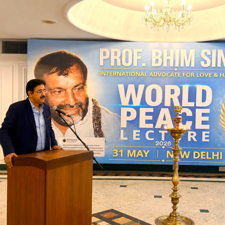 Sandeep Marwah Addresses Commemorative Event Honouring Revolutionary Leader Prof. Bhim Singh