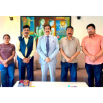 Administrative Team of the Women’s Football Federation of India Visits Marwah Studios