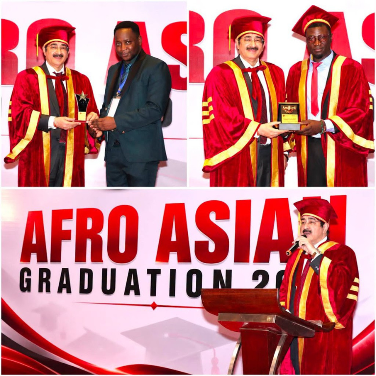 Dr. Sandeep Marwah Addresses Over 700 International Graduates as Chief Guest at Afro Asia Student Connection in India Convocation