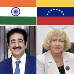 Dr. Sandeep Marwah Congratulates Ambassador of Venezuela on Independence Day