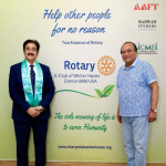 Dr. Sandeep Marwah Assumes Office as President of Rotary E-Club of Winter Haven, Florida,USA