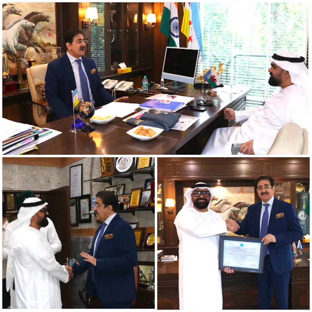 Indo-UAE Film and Cultural Forum Strengthens Cultural Relations; Dr. Mansoor Al Obeidli Conferred Life Membership of WPDRF