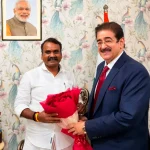 Sandeep Marwah Briefs Union Minister L. Murugan on ICMEI Initiatives and World Records of Marwah Studios