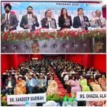 Book “Sandeep Marwah: Global Laureate of Art & Culture” Released by Ghazal Alagh and Ayush Gupta at Asian Business School
