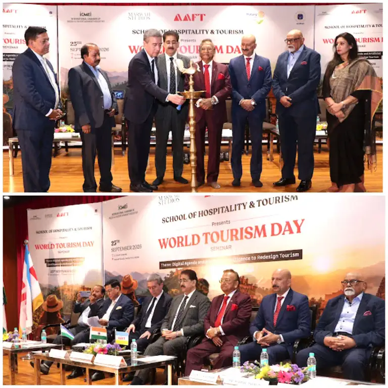 AAFT Celebrates World Tourism Day with Industry Leaders, Highlights Skills and Career Opportunities in Hospitality